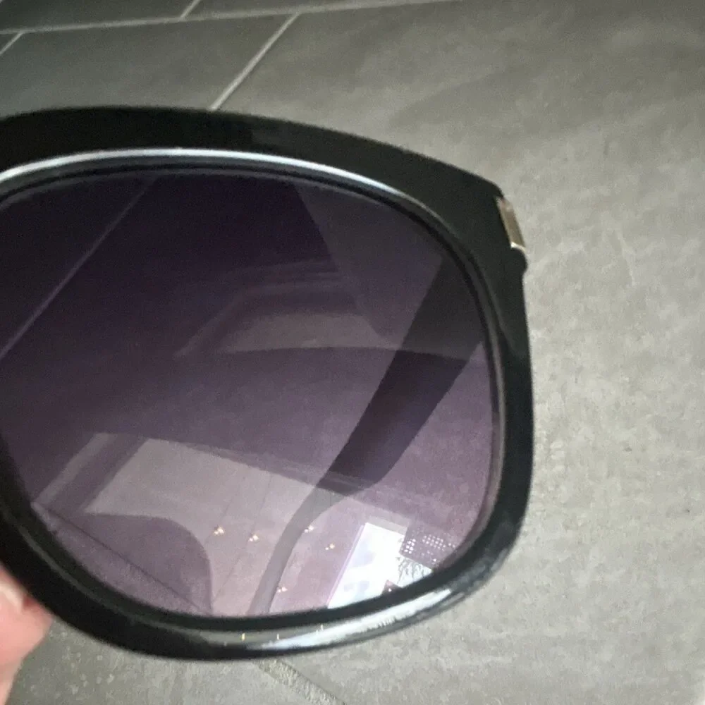 BCBGeneration BG3070CE Women's Cat Eye Sunglasses Black Frame Purple Gradient